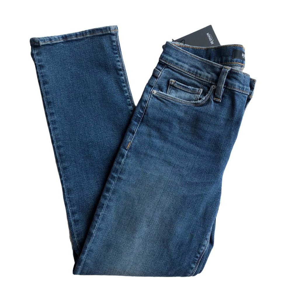 Hudson Nico Mid-Rise Slim Straight Crop Jeans 25 - Picture 7 of 12